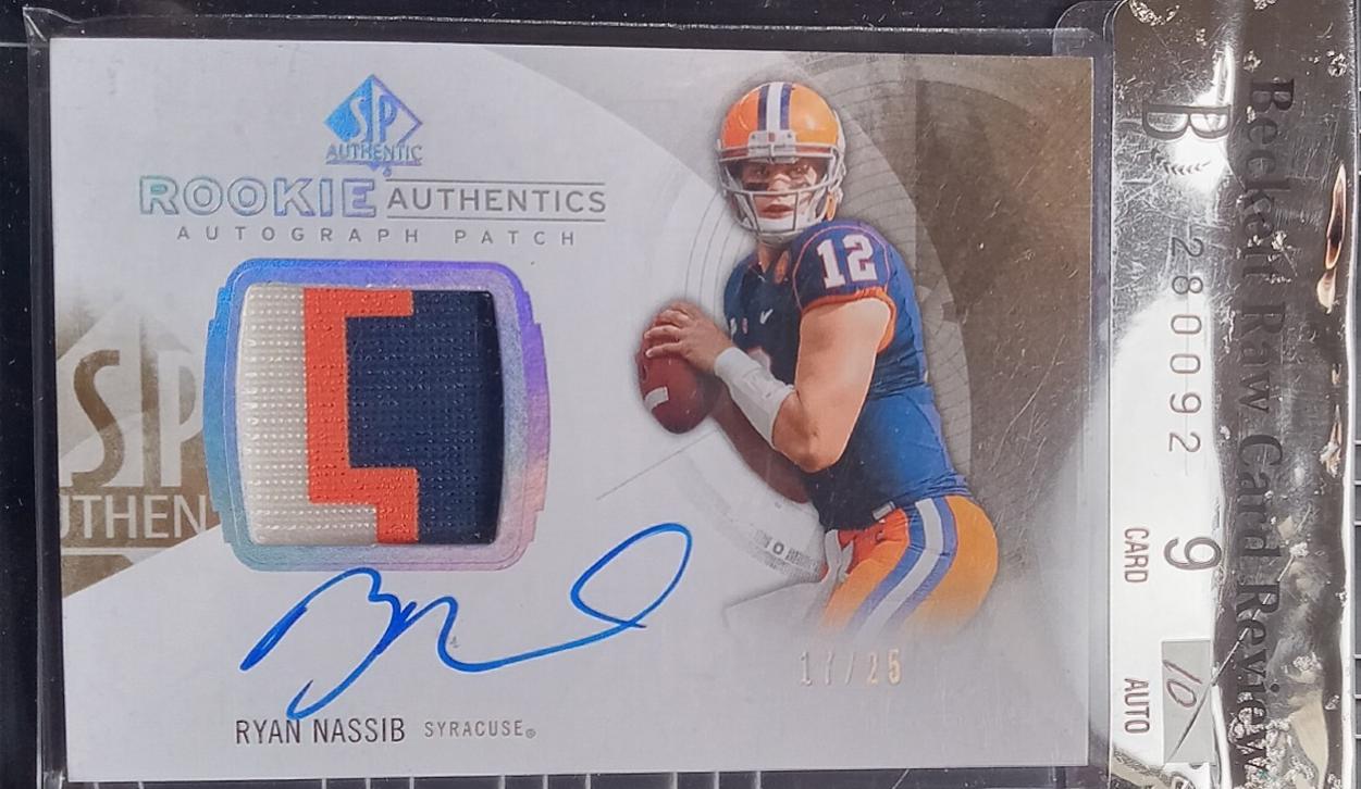 Ryan Nassib [Autograph Patch Silver] #153