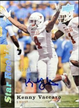 Kenny Vaccaro [Autograph] #234