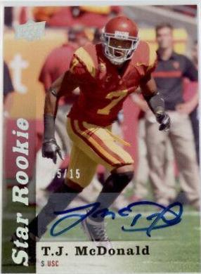 T.J. McDonald [Autograph] #125