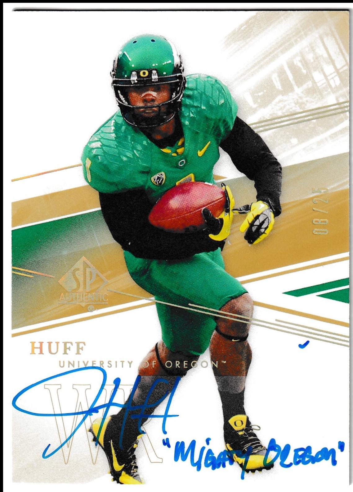 Josh Huff [Inscribed Autograph] #36