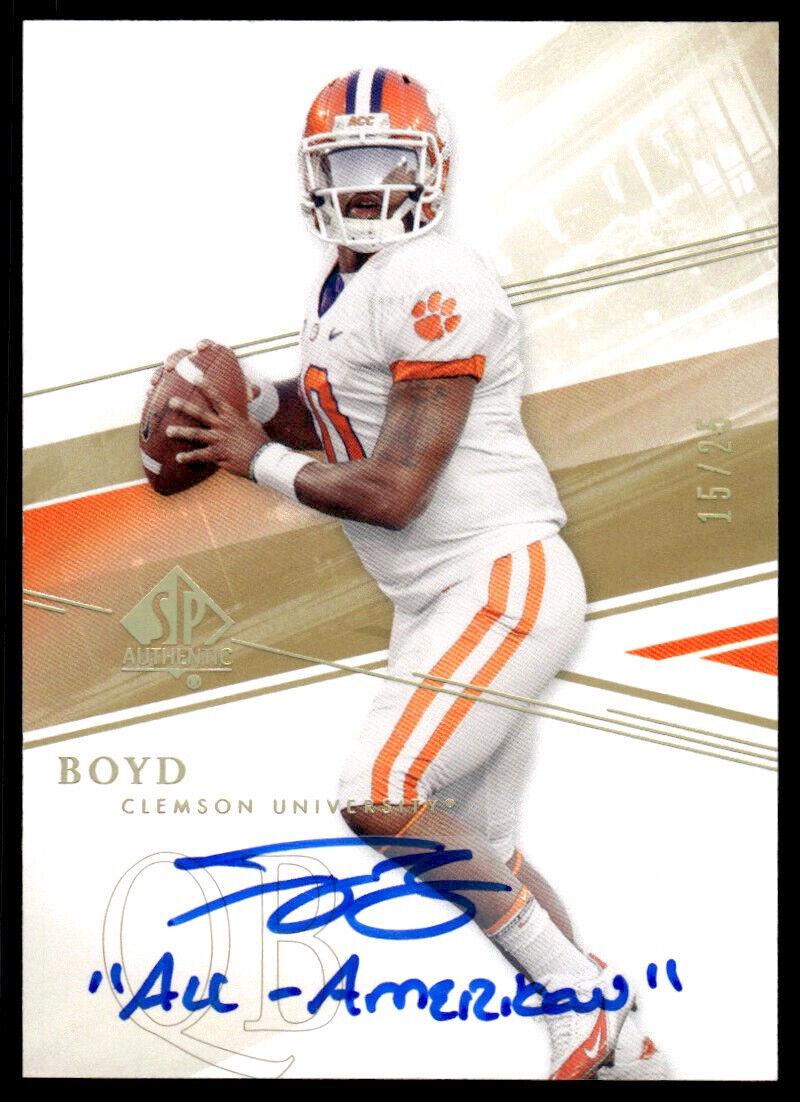 Tajh Boyd [Gold Inscribed Autograph] #123