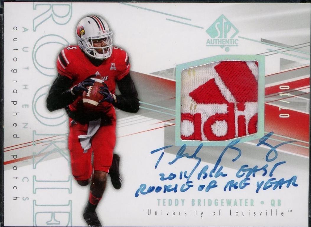 Teddy Bridgewater [Autograph Patch Tag Inscription] #233