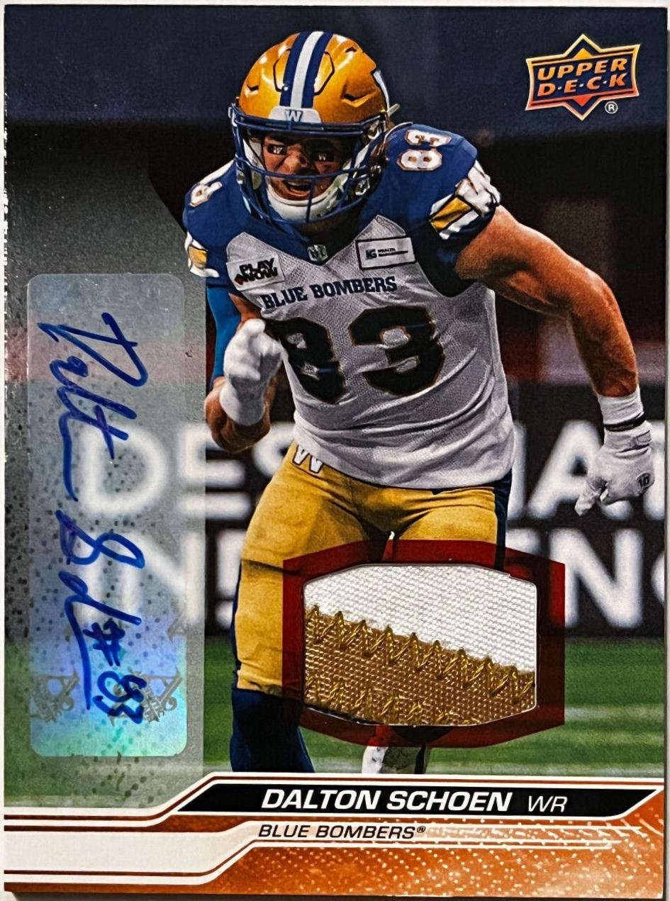 Dalton Schoen [Game Patch Autograph] #20