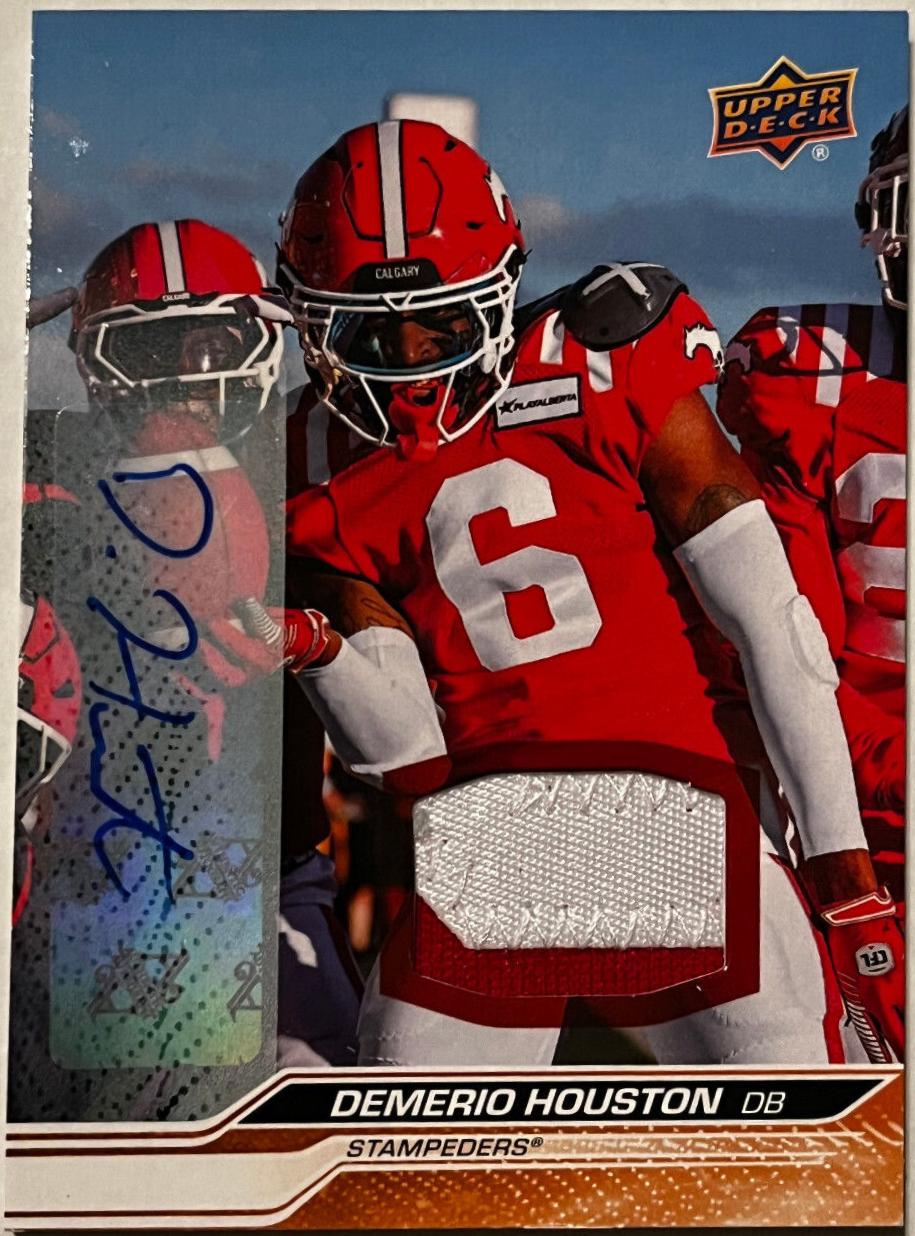 Demerio Houston [Game Patch Autograph] #28