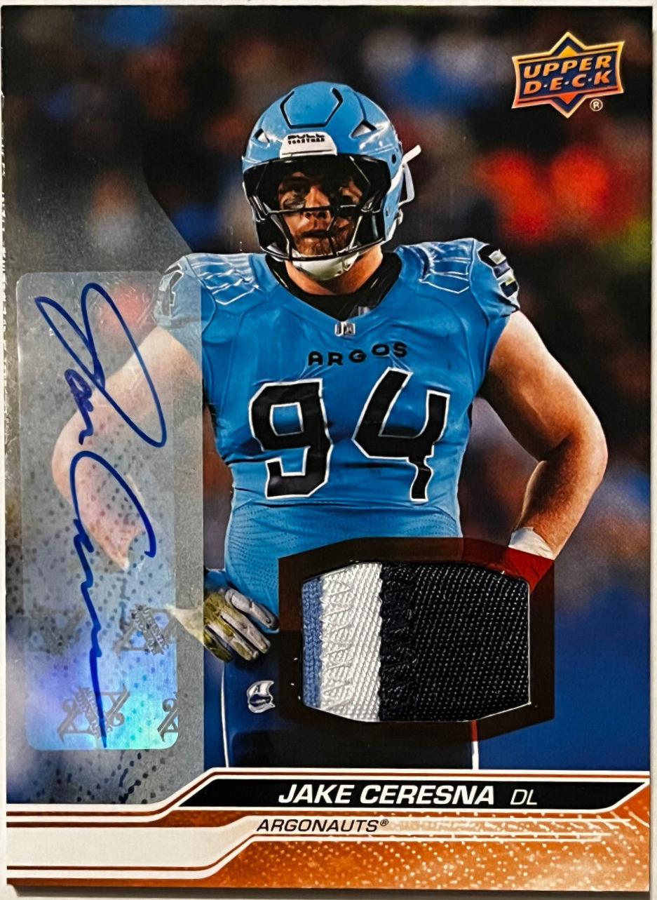 Jake Ceresna [Game Patch Autograph] #14