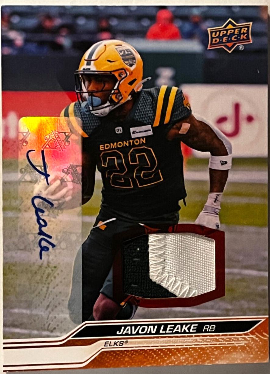 Javon Leake [Game Patch Autograph] #58