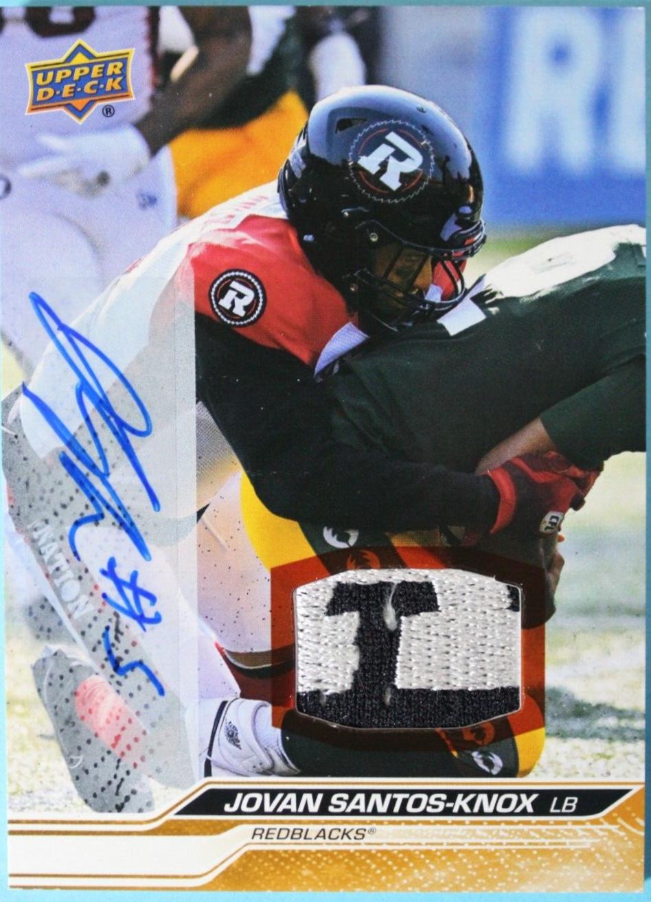 Jovan Santos-Knox [Game Patch Autograph] #34