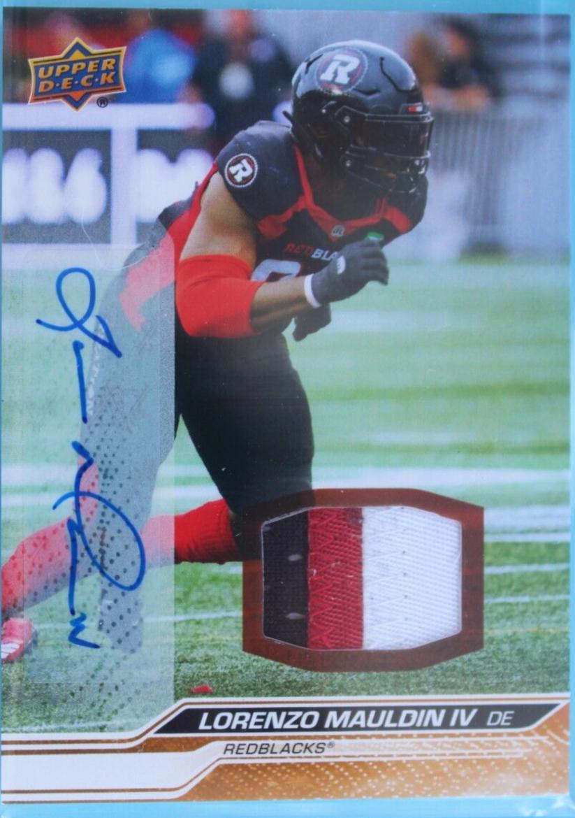 Lorenzo Mauldin IV [Game Patch Autograph] #54