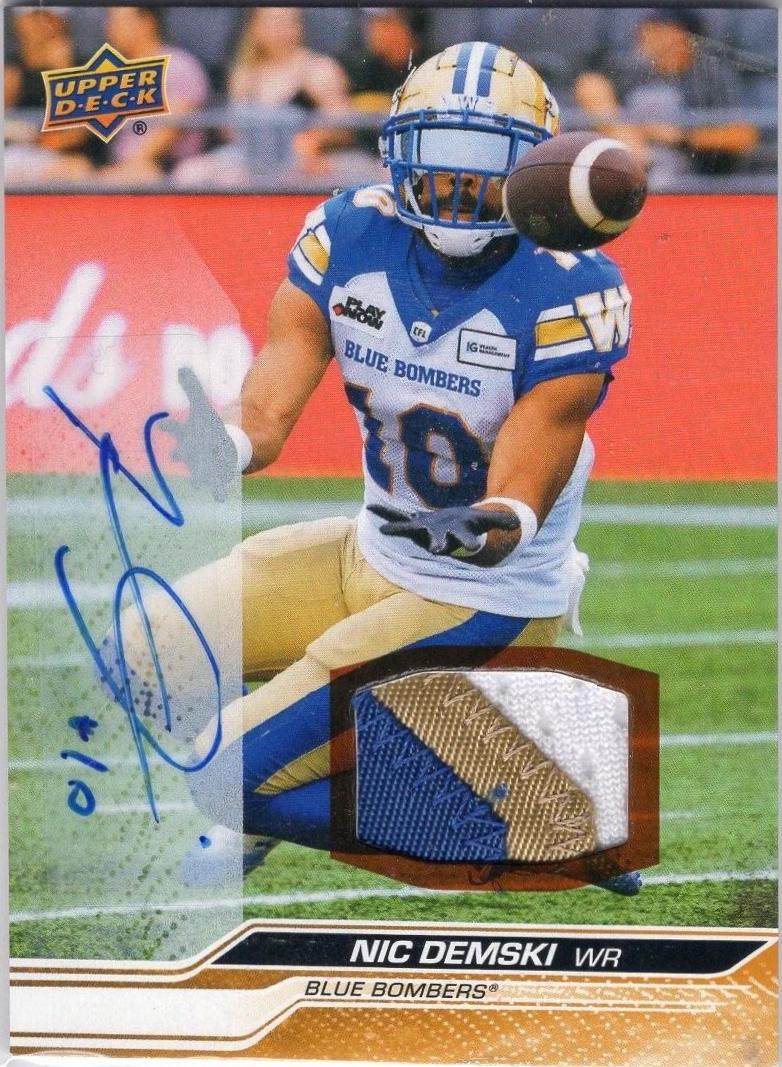 Nic Demski [Game Patch Autograph] #57