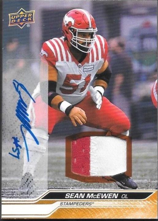 Sean McEwen [Game Patch Autograph] #50