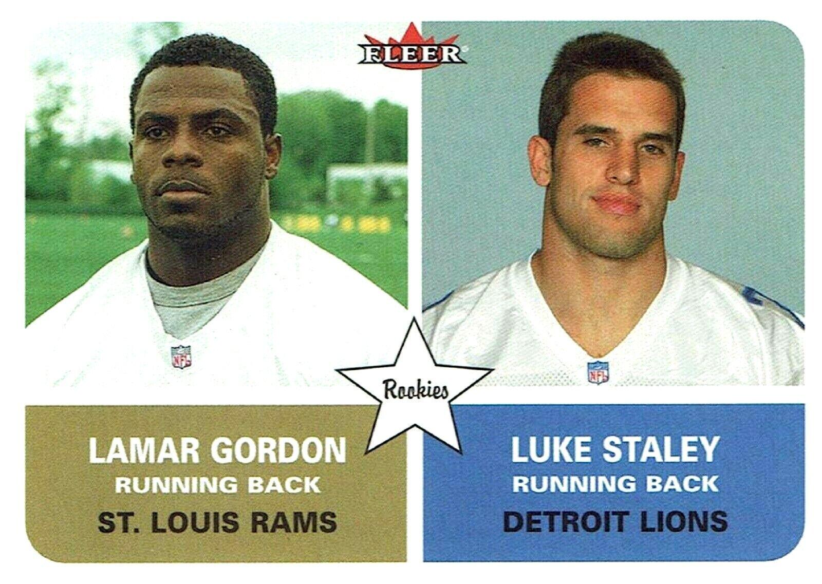 Luke Staley, Lamar Gordon #290