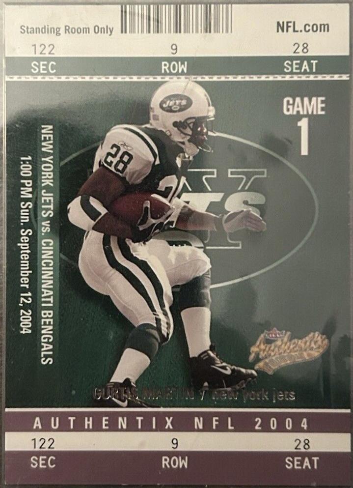 Curtis Martin [Club Box Gold] #97