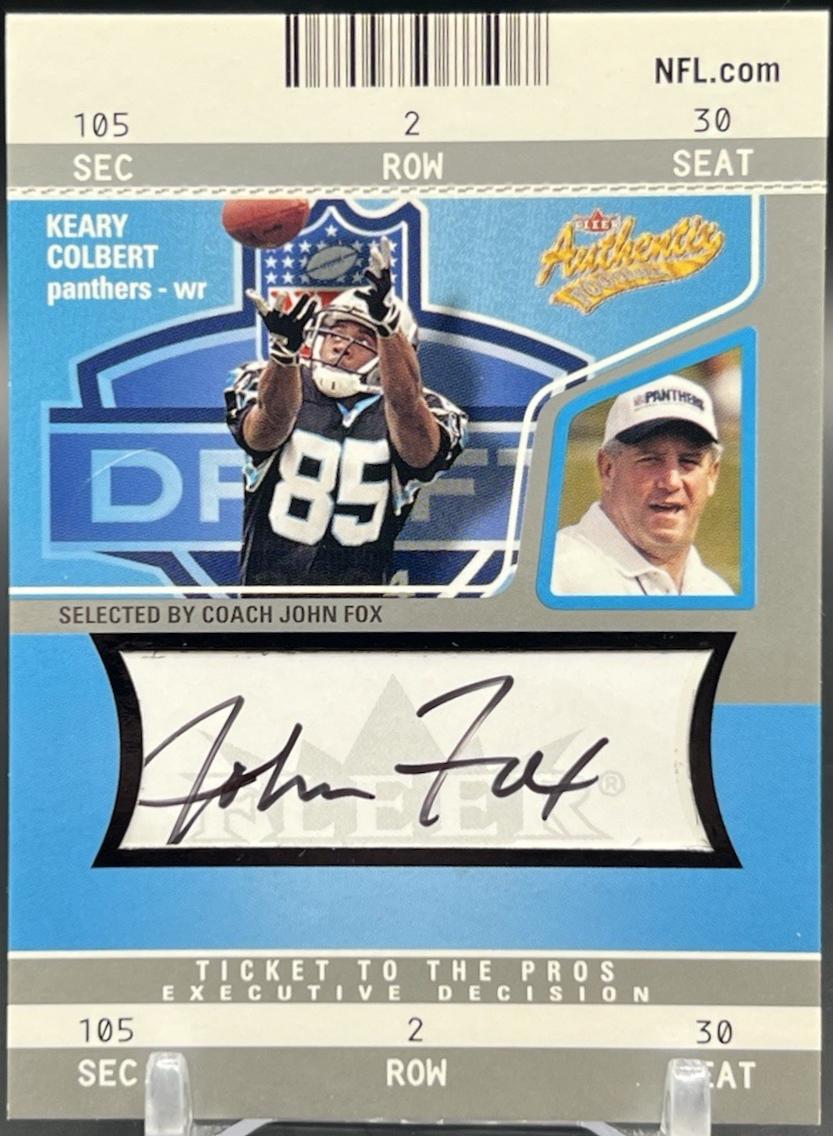 Keary Colbert, John Fox [Autograph] #140