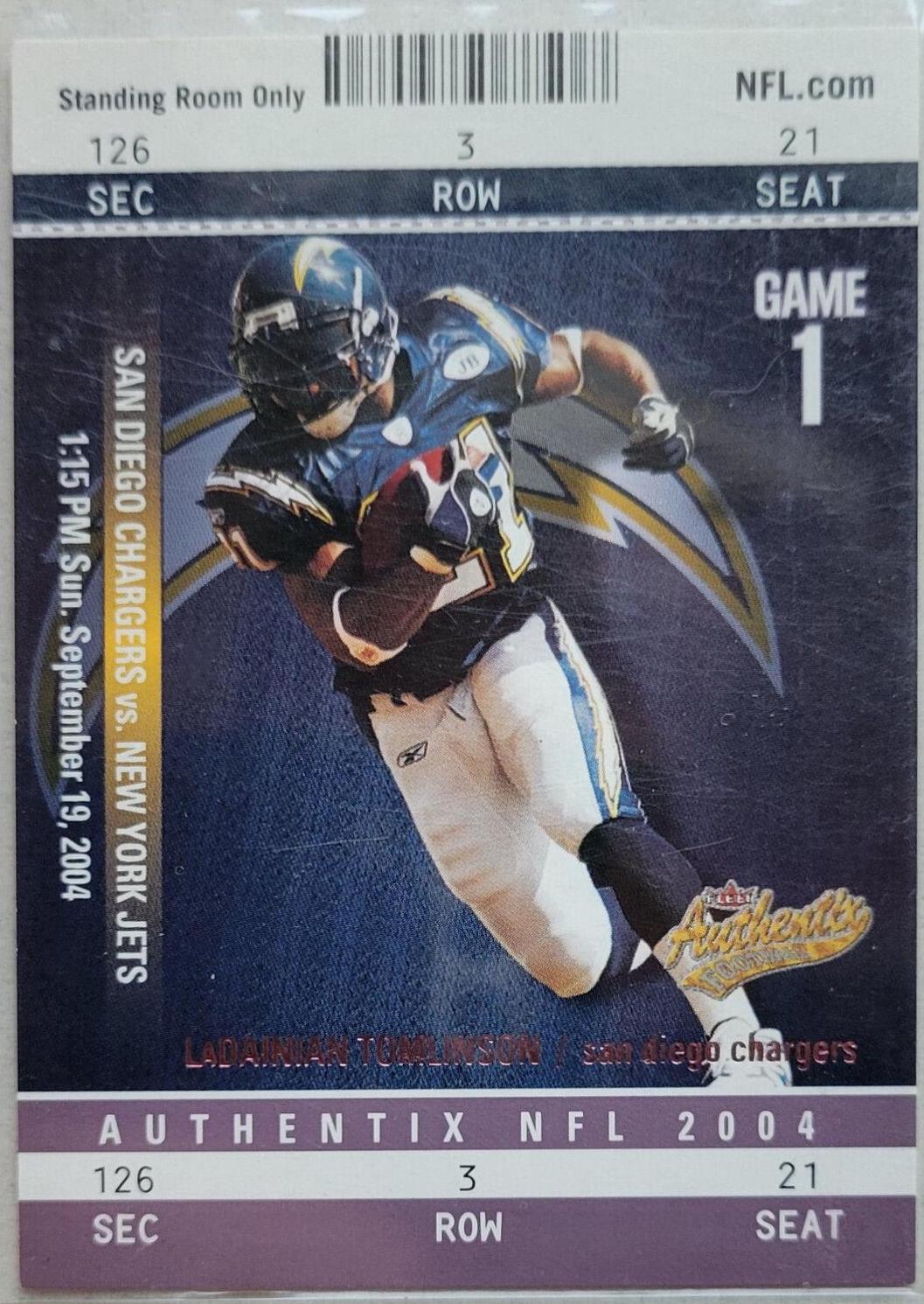 LaDainian Tomlinson [Standing Room Only Purple] #94