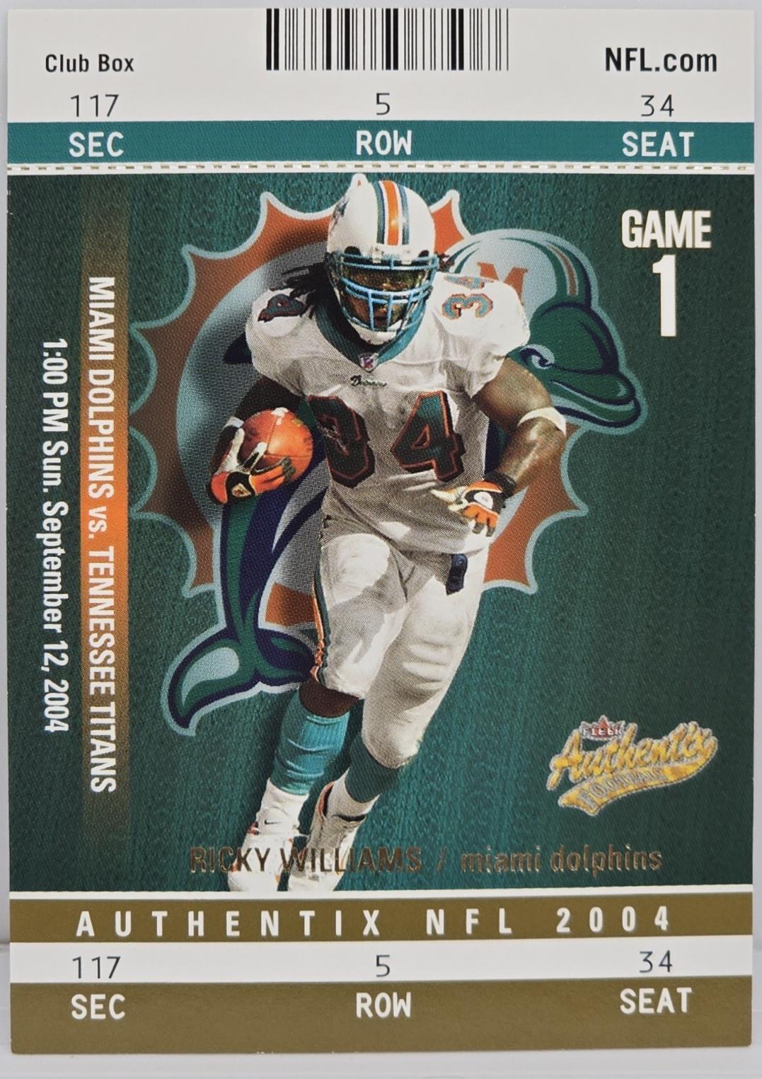 Ricky Williams [Club Box Gold] #45