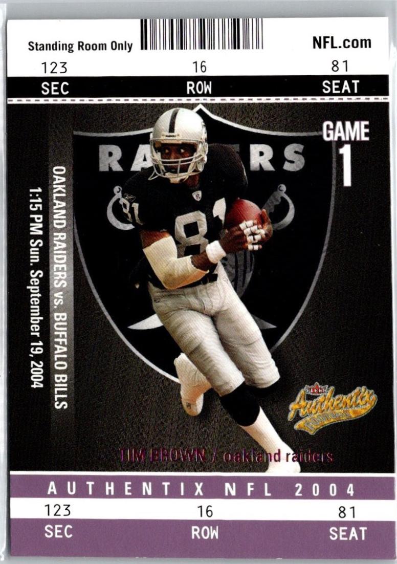 Tim Brown [Standing Room Only Purple] #59