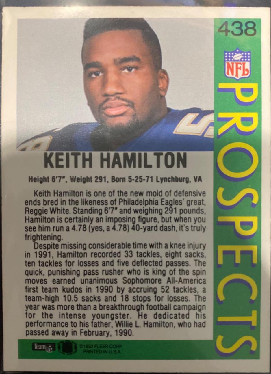 Keith Hamilton #438
