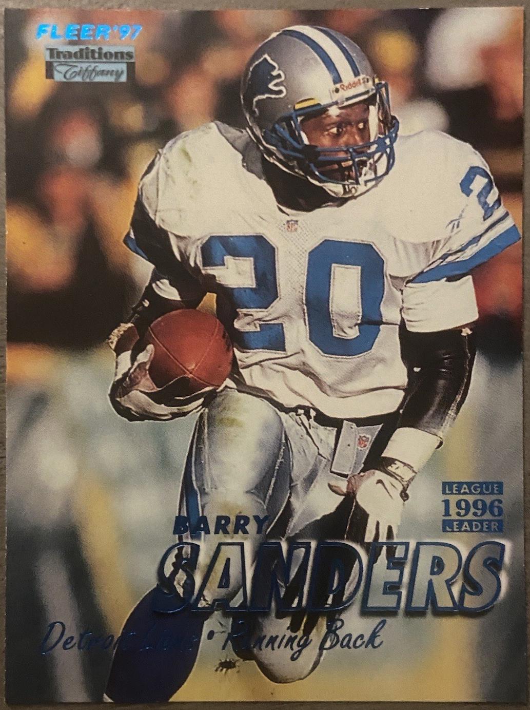 Barry Sanders [Traditions Tiffany] #20