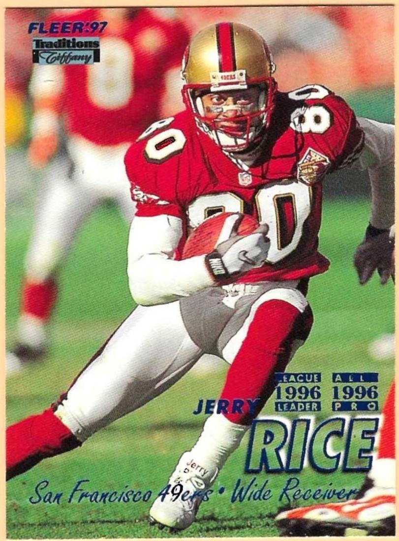 Jerry Rice [Traditions Tiffany] #18