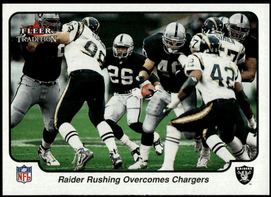 Raider Rushing Overcomes Chargers #387