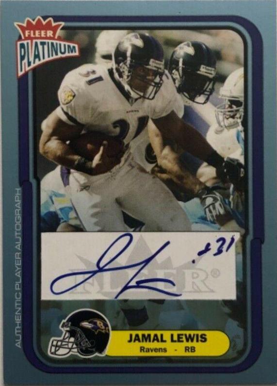 Jamal Lewis [Blue Autograph] #16
