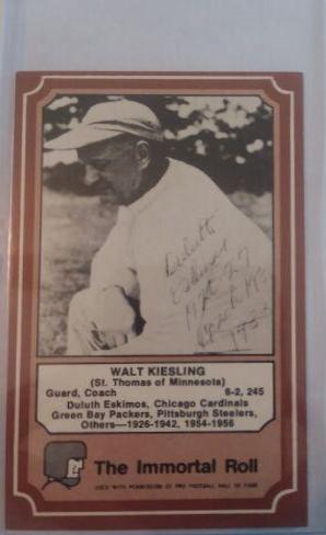 Walt Kiesling #74
