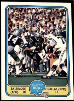 Super Bowl V [Baltimore 16, Dallas 13] #61