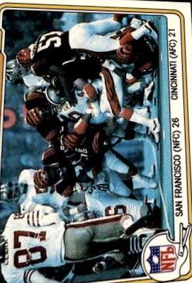 Super Bowl XVI [San Francisco vs. Cincinnati] #72