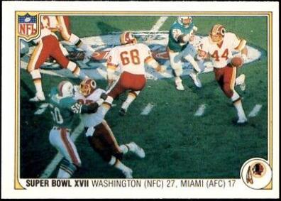 Super Bowl XVII [Washington vs. Miami] #73