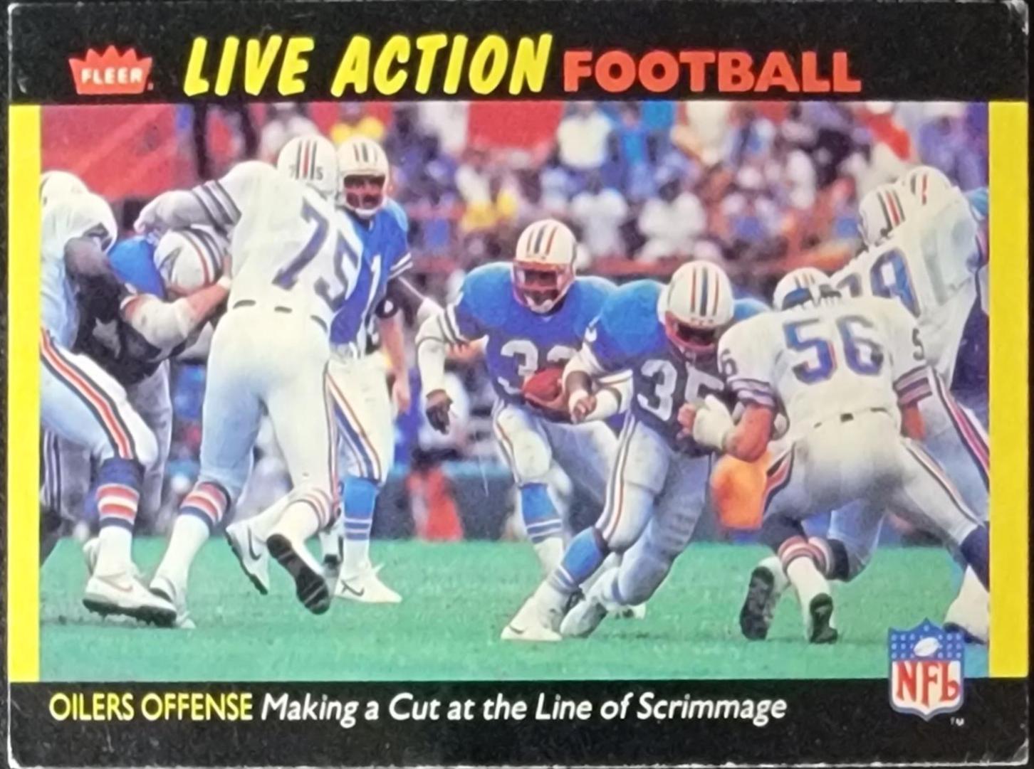 Oilers [Making A Cut At The Line Of Scrimmage] #19 #19