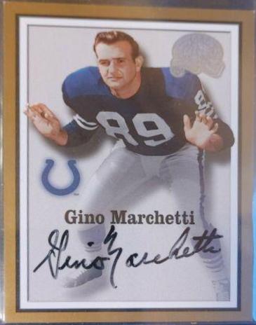 Gino Marchetti [Autograph]