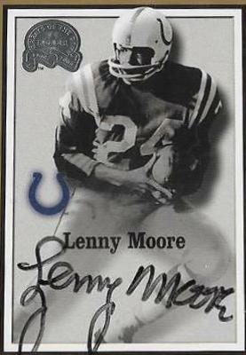 Lenny Moore [Autograph]