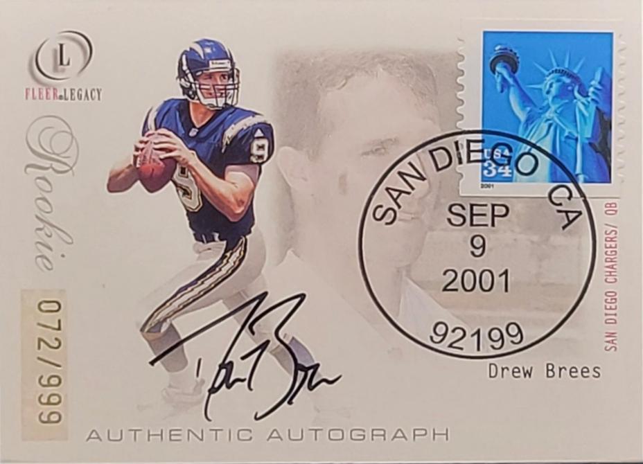 Drew Brees [Postmarked Rookies Autograph] #95