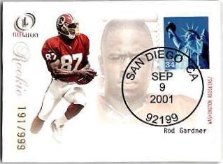 Rod Gardner [Postmarked Rookies] #101