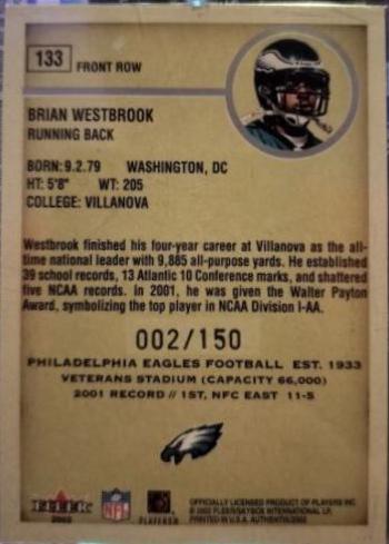 Brian Westbrook [Front Row] #133