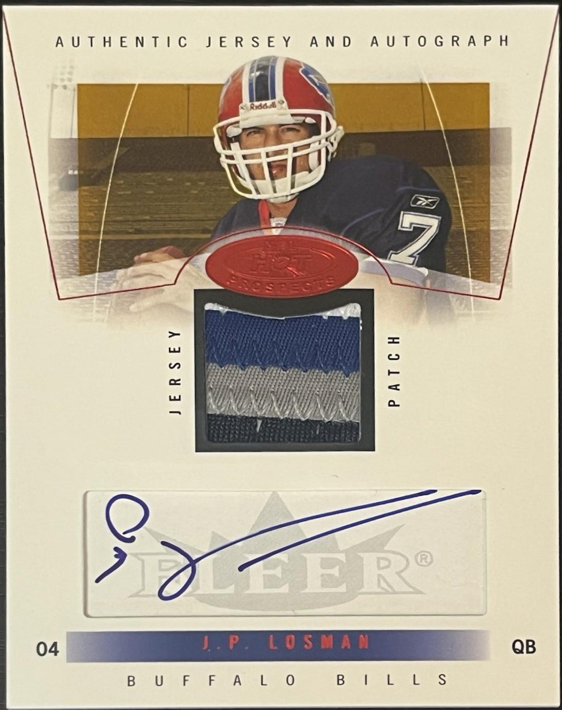 J.P. Losman [Signed Jersey Red Hot] #82