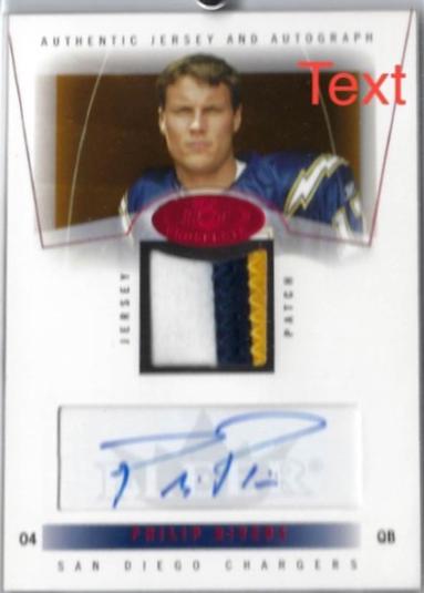 Philip Rivers [Signed Jersey Red Hot] #85