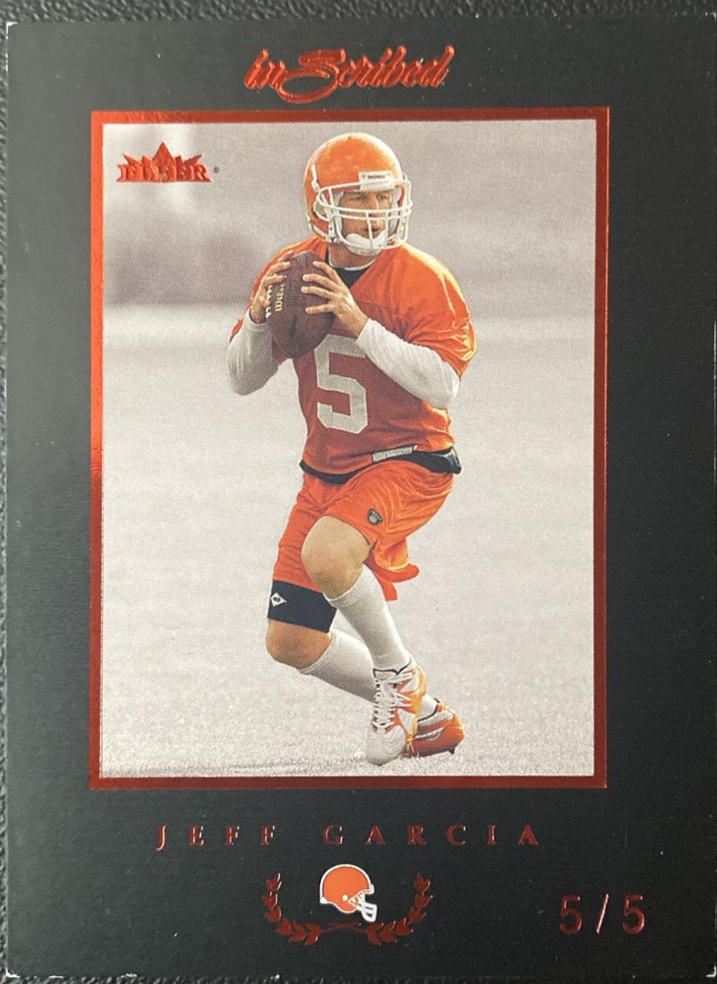 Jeff Garcia [Black Border Red] #20
