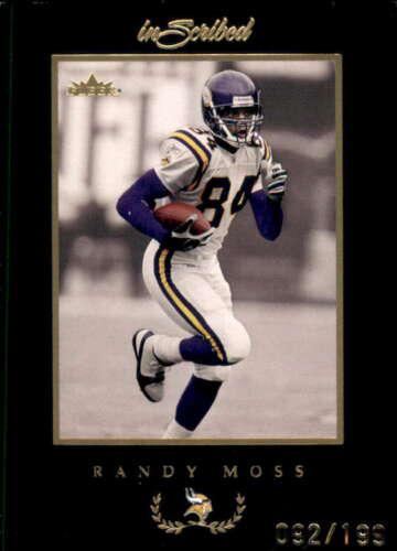 Randy Moss [Black Border Gold] #18