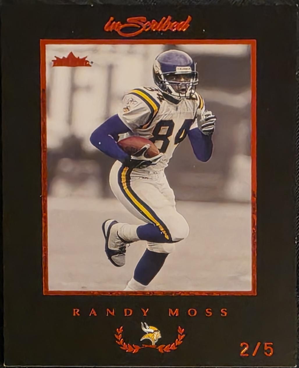 Randy Moss [Black Border Red] #18