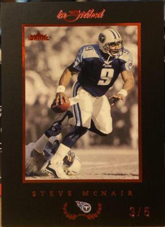 Steve McNair [Black Border Red] #39
