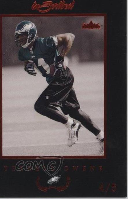 Terrell Owens [Black Border Red] #1