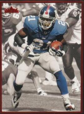 Tiki Barber [Black Border Red] #34