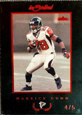 Warrick Dunn [Black Border Red] #35