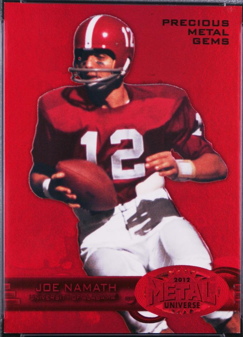 Joe Namath [Precious Metal Gems Red] #M-36