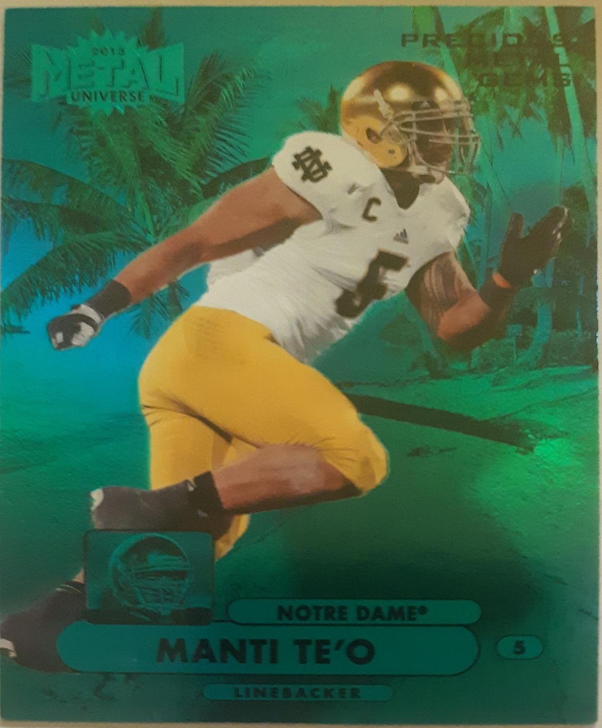 Manti Te'o [Teal] #M-46
