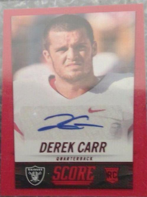 Derek Carr [Autograph] #364