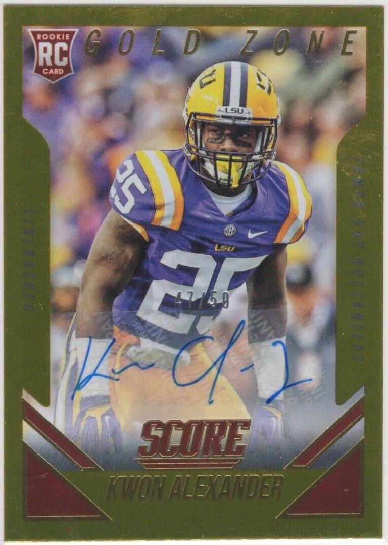 Kwon Alexander [Autograph Gold Zone] #360