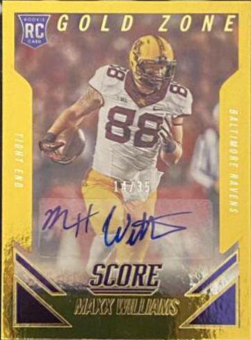 Maxx Williams [Autograph Gold Zone] #398