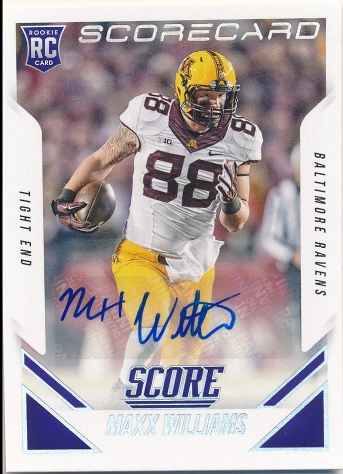 Maxx Williams [Autograph Scorecard] #398